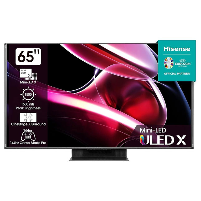 Hisense Τηλεόραση 65” Smart QLED Mini LED 4K με Dolby Vision IQ, Dolby Atmos & Game Mode PRO 65UXKQ