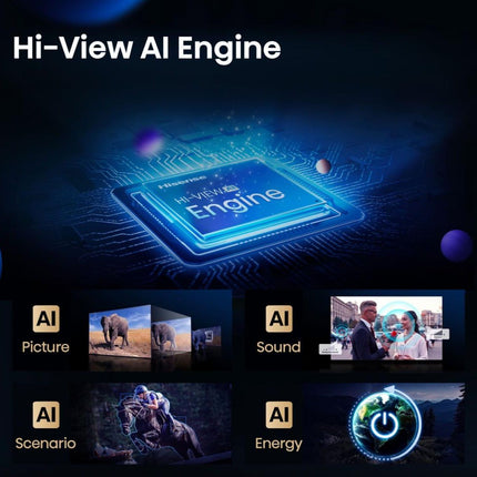 Hisense Τηλεόραση 75” Smart QLED Mini LED 4K με Dolby Vision IQ, Dolby Atmos & 144Hz Game Mode PRO 75E8Q
