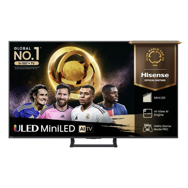 Hisense Τηλεόραση 75” Smart QLED Mini LED 4K με Dolby Vision IQ, Dolby Atmos & 144Hz Game Mode PRO 75E8Q