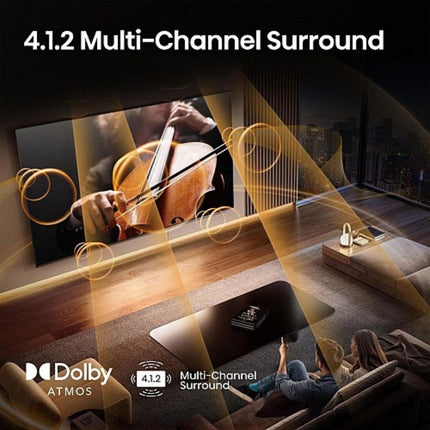 Hisense Τηλεόραση 75” Smart QLED Mini LED 4K με Dolby Vision IQ, Dolby Atmos & Game Mode Ultra 75U8Q