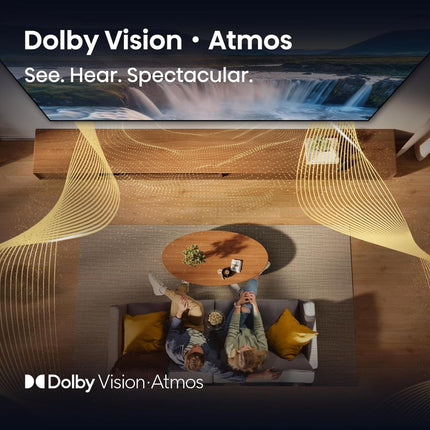 Hisense Τηλεόραση 98” Smart QLED 4K με Dolby Vision, Dolby Atmos & 144Hz Game Mode PRO 98E7Q