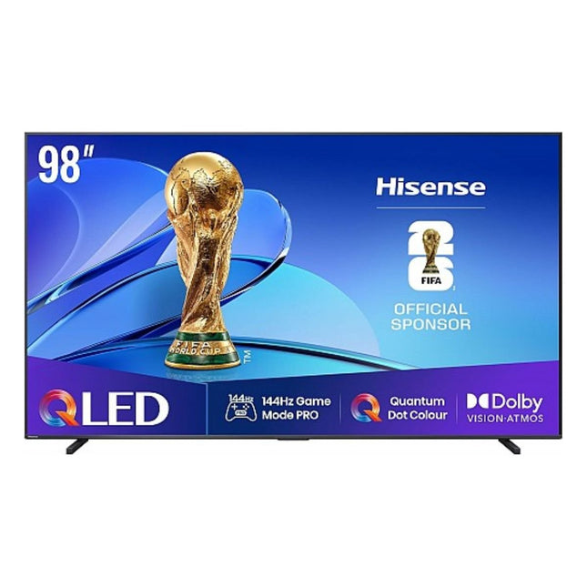 Hisense Τηλεόραση 98” Smart QLED 4K με Dolby Vision, Dolby Atmos & 144Hz Game Mode PRO 98E7Q