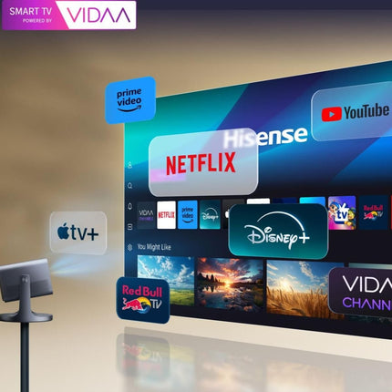 Hisense Φορητός Laser Projector C2 4K με Dolby Vision, VIDAA & Ήχο JBL
