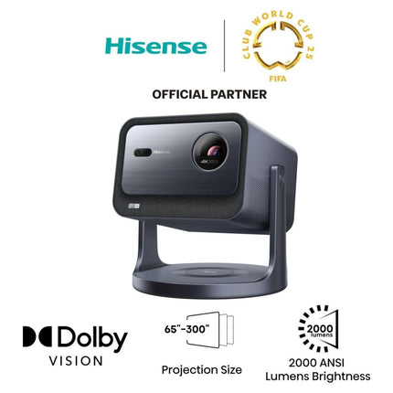Hisense Φορητός Laser Projector C2 4K με Dolby Vision, VIDAA & Ήχο JBL