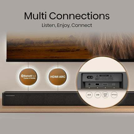 Hisense Ηχοσύστημα Soundbar HS2100 2.1 CH 240W BT/USB/Optical Hisense Ηχοσύστημα