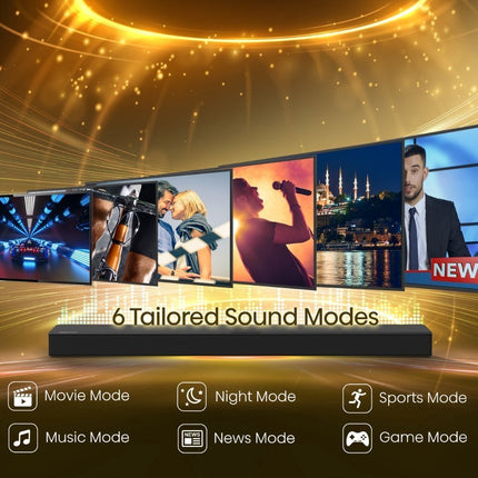 Hisense Ηχοσύστημα Soundbar HS2100 2.1 CH 240W BT/USB/Optical Hisense Ηχοσύστημα