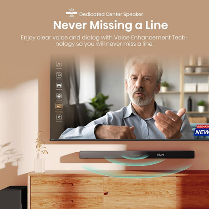 Hisense Soundbar 3.1 Καναλιών με Ασύρματο Subwoofer, Dolby Audio & DTS Virtual:X HS3100