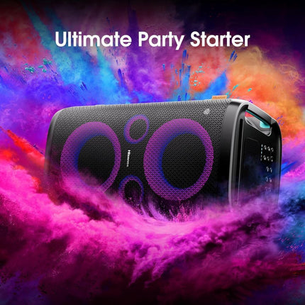 Hisense Party Rocker One Plus Φορητό Ηχείο Karaoke 300W με 2 Ασύρματα Μικρόφωνα και Φωτιστικά Εφέ