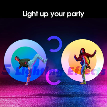 Hisense Party Rocker One Plus Φορητό Ηχείο Karaoke 300W με 2 Ασύρματα Μικρόφωνα και Φωτιστικά Εφέ