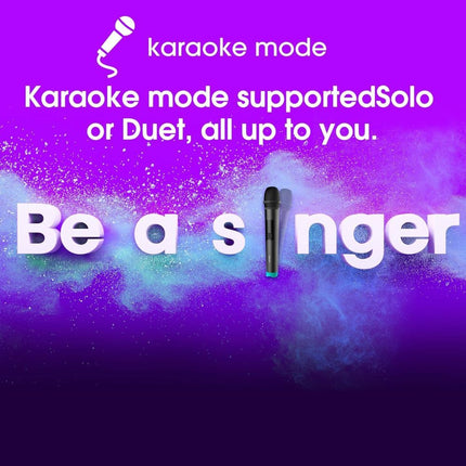 Hisense Party Rocker One Plus Φορητό Ηχείο Karaoke 300W με 2 Ασύρματα Μικρόφωνα και Φωτιστικά Εφέ