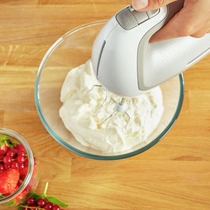 MOULINEX  Prep’Mix Ισχυρό Χειροκίνητο Μίξερ 450W με 5 Ταχύτητες & Turbo για Ελαφριές και Πυκνές Ζύμες HM450B10