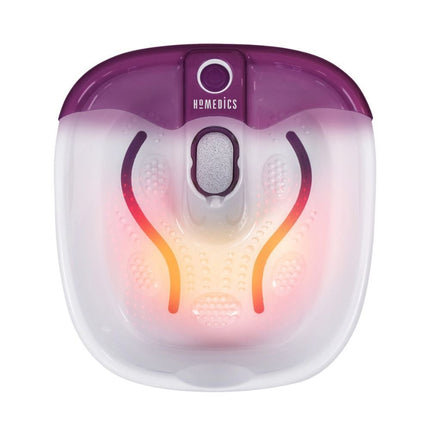 Homedics Bubble Mate Foot Spa Συσκευή για Ποδόλουτρο με Μασάζ, Πέτρα Αφαίρεσης Κάλων & Προστατευτικό Αντιεκτόξευσης Νερού FB-55PB