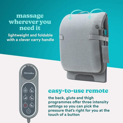 HoMedics Flex Back Cushion – Προσαρμοσμένο Μασάζ Πλάτης & Σώματος με Τεχνολογία Θερμότητας