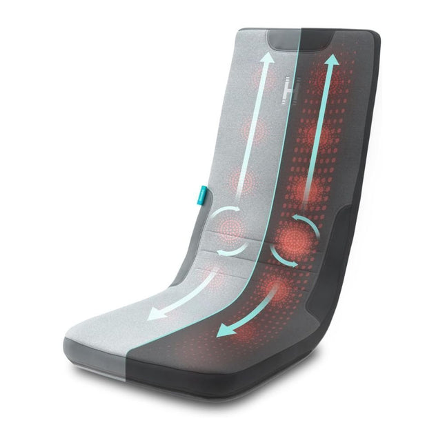 HoMedics Flex Back Cushion – Προσαρμοσμένο Μασάζ Πλάτης & Σώματος με Τεχνολογία Θερμότητας