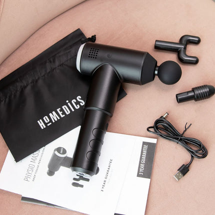 HoMedics Συσκευή Μασάζ Physio για Βαθύ Μυοχαλαρωτικό Μασάζ με Εναλλάξιμες Κεφαλές & Ασύρματη Λειτουργία