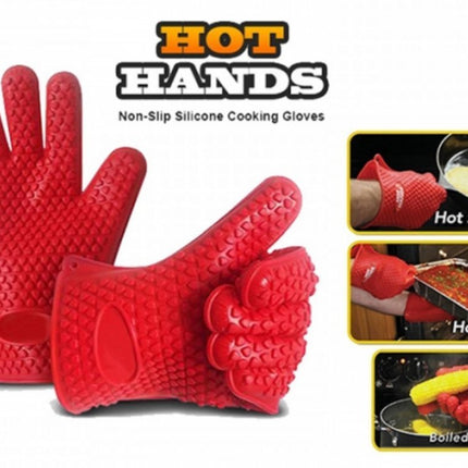 Γάντια Σιλικονης για Υψηλές Θερμοκρασίες Hot Hands- TV