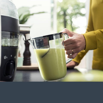 PHILIPS Viva Collection Αποχυμωτής 800W με Χωρητικότητα 2L, Στόμιο XL & QuickClean HR1856/70