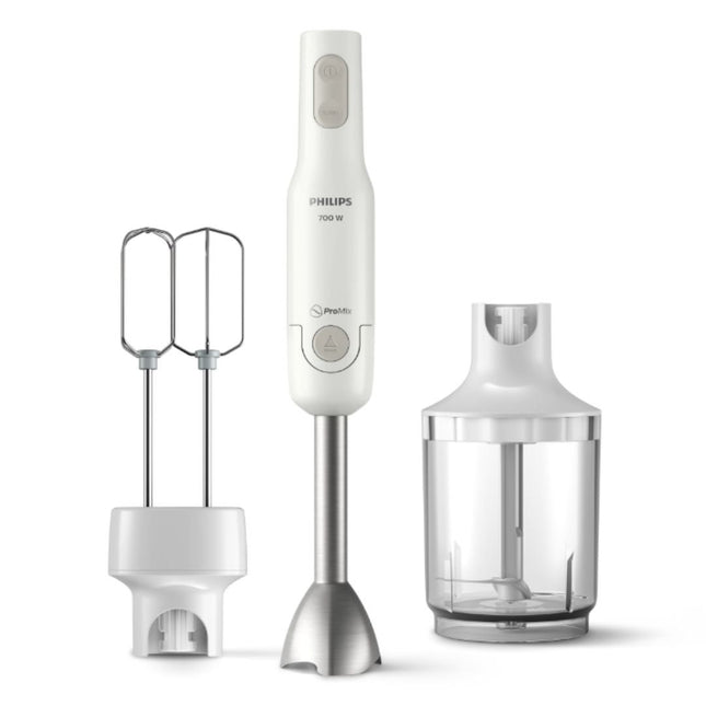 PHILIPS Daily Collection Μπλέντερ Χειρός ProMix 700W, Turbo, Multi XL Πολυκόφτης & Διπλό Χτυπητήρι HR2546/00
