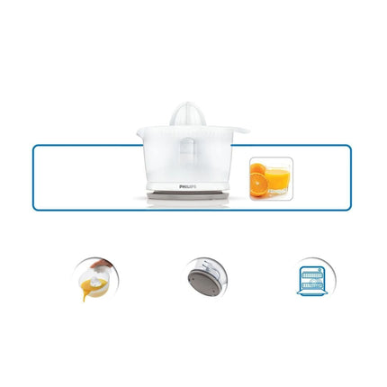 PHILIPS Daily Collection Στίφτης 25W με Χωρητικότητα Κανάτας 0.5L & Αντιολισθητικά Πέλματα Άσπρο HR2738/00
