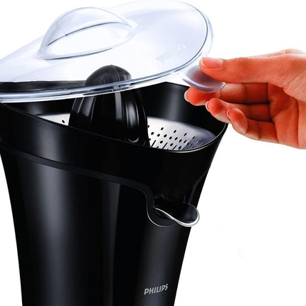 PHILIPS Avance Collection Λεμονοστύφτης 85W με Σύστημα Άμεσης Ροής, Αθόρυβο Μοτέρ, Κάλυμμα Σκόνης & Λειτουργία Διακοπής Σταξίματος Μαύρο HR2752/90