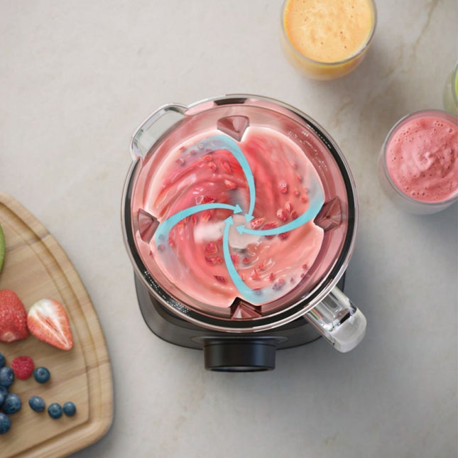 PHILIPS 5000 Series Μπλέντερ 1200W με ProBlend Plus, Αυτόματο Καθάρισμα & Λεπίδες Ανοξείδωτου Χάλυβα HR3040/00