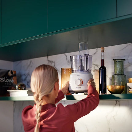 PHILIPS Daily Collection Μικρή Κουζινομηχανή 700W με Κάδο 1.5L & Αξεσουάρ HR7310/00