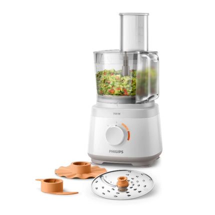 PHILIPS Daily Collection Μικρή Κουζινομηχανή 700W με Κάδο 1.5L & Αξεσουάρ HR7310/00