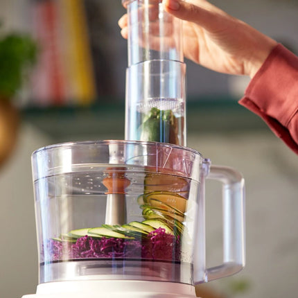 PHILIPS Daily Collection Μικρή Κουζινομηχανή 700W με Κάδο 1.5L & Αξεσουάρ HR7310/00