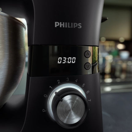 PHILIPS Series 7000 Κουζινομηχανή 1000W με Κάδο 5.5L, Αξεσουάρ & 8 Ρυθμίσεις Ταχύτητας HR7962/01