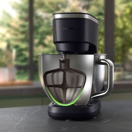 PHILIPS Series 7000 Κουζινομηχανή 1000W με Κάδο 5.5L, Αξεσουάρ & 8 Ρυθμίσεις Ταχύτητας HR7962/01