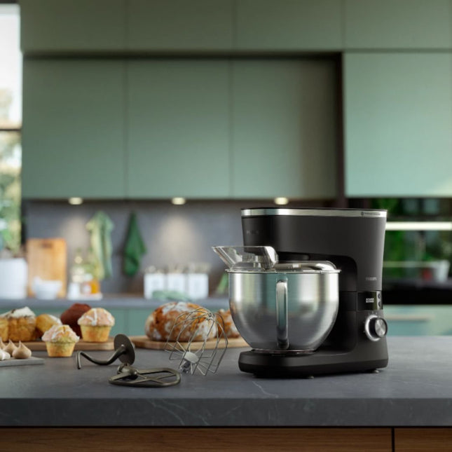 PHILIPS Series 7000 Κουζινομηχανή 1000W με Κάδο 5.5L, Αξεσουάρ & 8 Ρυθμίσεις Ταχύτητας HR7962/01