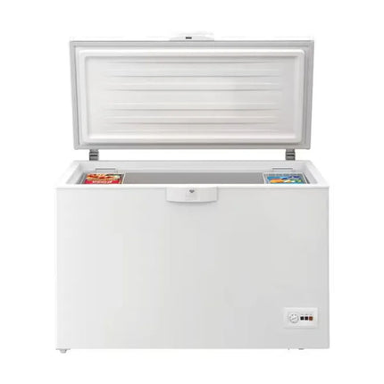 Beko Καταψύκτης Μπαούλο 360L με LED Φωτισμό & Κλείδωμα Πόρτας HSM40031 Λευκό