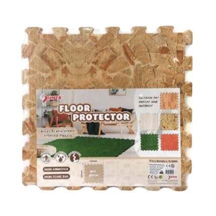 Πάζλ Πατώματος με Όψη Πέτρας 8 τεμαχίων 50x50x3mm