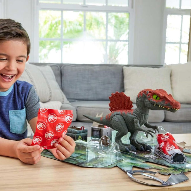 Jurassic World Δεινόσαυρος με Κίνηση Επίθεσης και Εκπλήξεις Ανακάλυψης HTP71 4+ Ετών