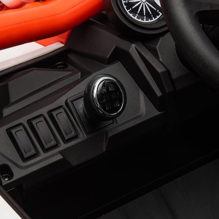 Buggy Ηλεκτροκίνητο Αυτοκίνητο 4×4 12V με Τηλεχειριστήριο, LED Φώτα & Μουσικές Λειτουργίες Πορτοκαλί, 3+ Ετών