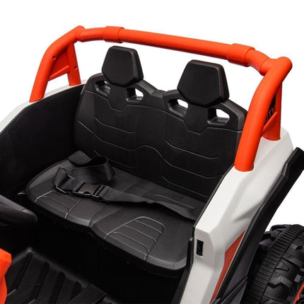 Buggy Ηλεκτροκίνητο Αυτοκίνητο 4×4 12V με Τηλεχειριστήριο, LED Φώτα & Μουσικές Λειτουργίες Πορτοκαλί, 3+ Ετών