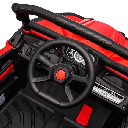 Buggy Ηλεκτροκίνητο Αυτοκίνητο 4×4 12V με Τηλεχειριστήριο, LED Φώτα & Μουσικές Λειτουργίες Πορτοκαλί, 3+ Ετών