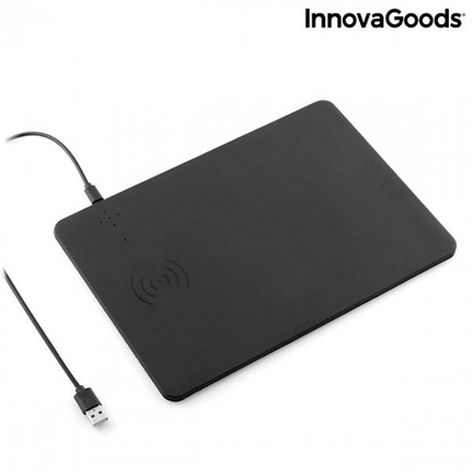 Mousepad 2 σε 1 Ασύρματος φορτιστής σε μαύρο χρώμα – InnovaGoods