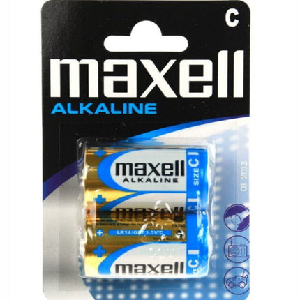 Maxell Batteries LR-14 C 2PK BLISTER