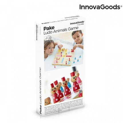 Ξύλινο Επιτραπέζιο Παιχνίδι με Φιγούρες Ζώων (18 τμχ) –  InnovaGoods