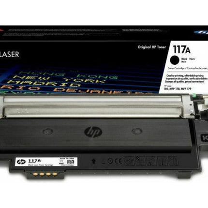 HP 117A Γνήσιο Toner Laser Εκτυπωτή Μαύρο 1000 Σελίδων W2070A