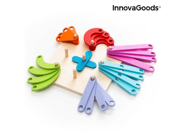 Ξύλινο Παιχνίδι Εκμάθησης Αριθμών &amp; Γραμμάτων Koogame – InnovaGoods