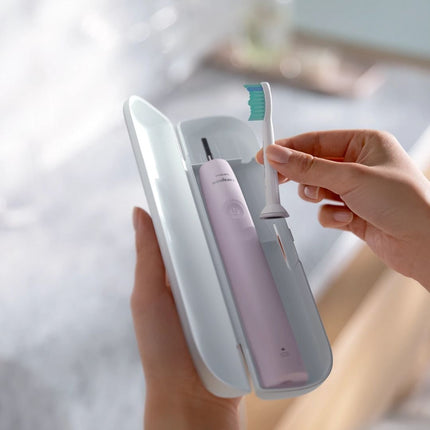PHILIPS Sonicare Series 2100 Επαναφορτιζόμενη Ηλεκτρική Οδοντόβουρτσα Sonic για Αφαίρεση Πλάκας έως και 3x Αποτελεσματικότερη Ροζ HX3651/11