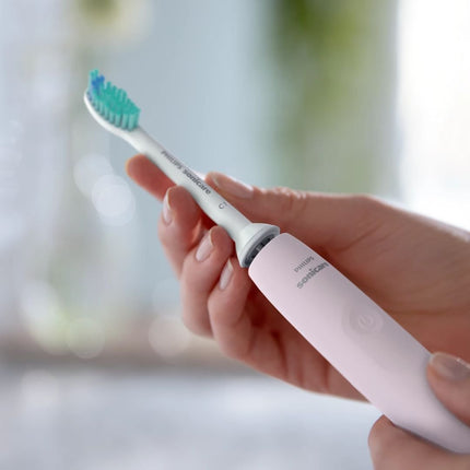 PHILIPS Sonicare Series 2100 Επαναφορτιζόμενη Ηλεκτρική Οδοντόβουρτσα Sonic για Αφαίρεση Πλάκας έως και 3x Αποτελεσματικότερη Ροζ HX3651/11