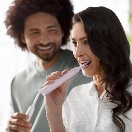 PHILIPS Sonicare Series 2100 Επαναφορτιζόμενη Ηλεκτρική Οδοντόβουρτσα Sonic για Αφαίρεση Πλάκας έως και 3x Αποτελεσματικότερη Ροζ HX3651/11