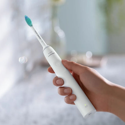 PHILIPS Sonicare Series 2100 Επαναφορτιζόμενη Ηλεκτρική Οδοντόβουρτσα Sonic για Αφαίρεση Πλάκας έως και 3x Αποτελεσματικότερη Άσπρο HX3651/13