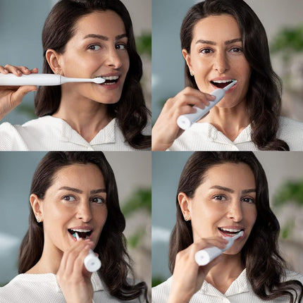 PHILIPS Sonicare Series 2100 Επαναφορτιζόμενη Ηλεκτρική Οδοντόβουρτσα Sonic για Αφαίρεση Πλάκας έως και 3x Αποτελεσματικότερη Άσπρο HX3651/13