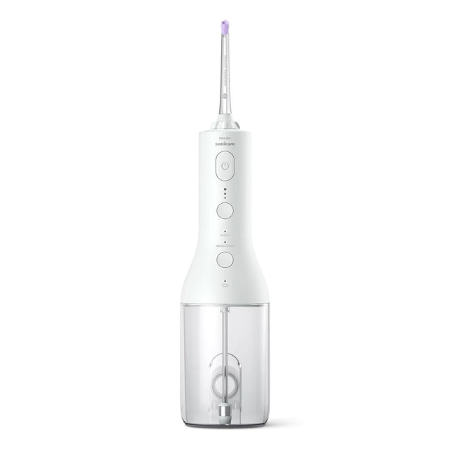 PHILIPS Sonicare Cordless Power Flosser 3000 Ηλεκτρικό Οδοντικό Νήμα με Τεχνολογία QuadStream Άσπρο HX3826/31