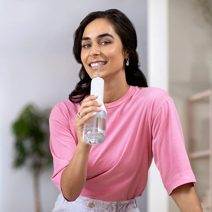 PHILIPS Sonicare Cordless Power Flosser 3000 Ηλεκτρικό Οδοντικό Νήμα με Τεχνολογία QuadStream Άσπρο HX3826/31