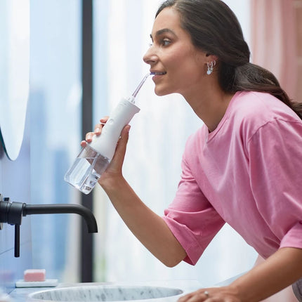 PHILIPS Sonicare Cordless Power Flosser 3000 Ηλεκτρικό Οδοντικό Νήμα με Τεχνολογία QuadStream Άσπρο HX3826/31